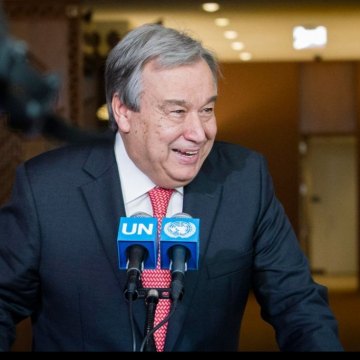 أمین عام الأمم المتحدة المکلف أنطونیو غوتیریش: الکرامة الإنسانیة ستکون جوهر عملی