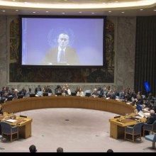  الأمم-المتحدة - ملادینوف: أنشطة الاستیطان الاسرائیلیة تقوض حل الدولتین