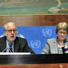   - لجنة الأمم المتحدة لتقصی الحقائق فی سوریا تحقق فی الاستخدام المزعوم للسارین فی خان شیخون