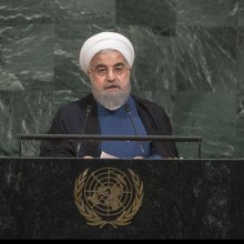  رئیس-الإیرانی-حسن-روحانی - إیران تؤکد أنها لن تبدأ بانتهاک الاتفاق النووی ولکنها سترد بحسم على انتهاکه