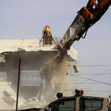 صهیونیست ها منزل فلسطینی‌ها را تخریب کردند