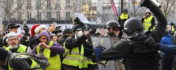 آماری از نتایج استفاده پلیس فرانسه از روش‌های خشونت‌آمیز در مقابله با جلیقه‌زردها