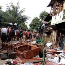  مسلمانان-روهینگیا - بودائیان تندرو یک مسجد مسلمانان روهینگیا را تخریب کردند