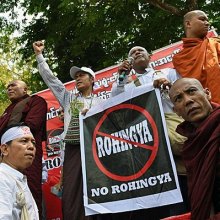  استان-راخین - محاصره روهینگیایی های میانمار توسط بودایی های افراطی