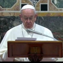 پاپ خواستار احترام به وضعیت کنونی قدس مطابق با قطعنامه سازمان ملل - پاپ‌فرانسیس. ایرنا