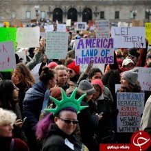  سیاست - اعتراض به سیاست‌های مهاجرتی ترامپ