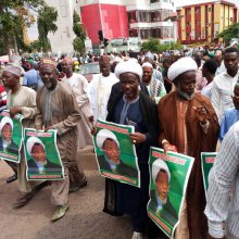   - تظاهرات شیعیان نیجریه برای آزادی شیخ الزکزاکی