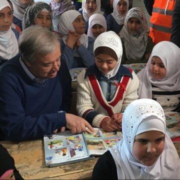 Supporting Syrian refugees not only an act 'of generosity' but also of 'enlightened self-interest' – UN chief