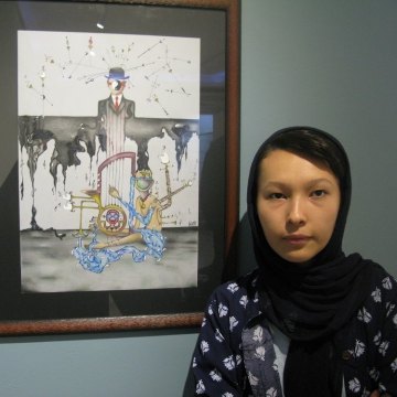 Exclusive Report from Surreal Drawings Gallery of Afghan Sisters in Tehran