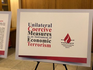 “Unilateral Coercive Measures as an Instrument of Economic Terrorism” Exhibit Held