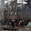  UN-Yemeni-Officials-Indicate-Over-140-Killed-in-Airstrike - Saudi-Led Airstrikes Blamed for Massacre at Funeral in Yemen