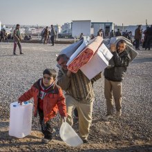  Aid - UN refugee agency focuses on sheltering displaced as Iraqi offensive moves to west Mosul
