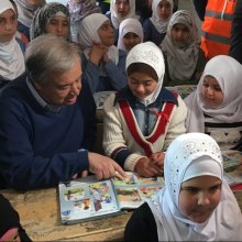  Syria-refugees - Supporting Syrian refugees not only an act 'of generosity' but also of 'enlightened self-interest' – UN chief