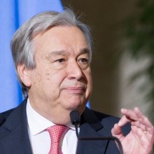  Antonio-Guterres - Syria: As US responds militarily to chemical attack, UN urges restraint to avoid escalation