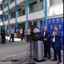 Antonio-Guterres - In the Gaza Strip, UN chief appeals for Palestinian unity; renews call for two-state solution