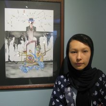  Afghan-Refugees - Exclusive Report from Surreal Drawings Gallery of Afghan Sisters in Tehran